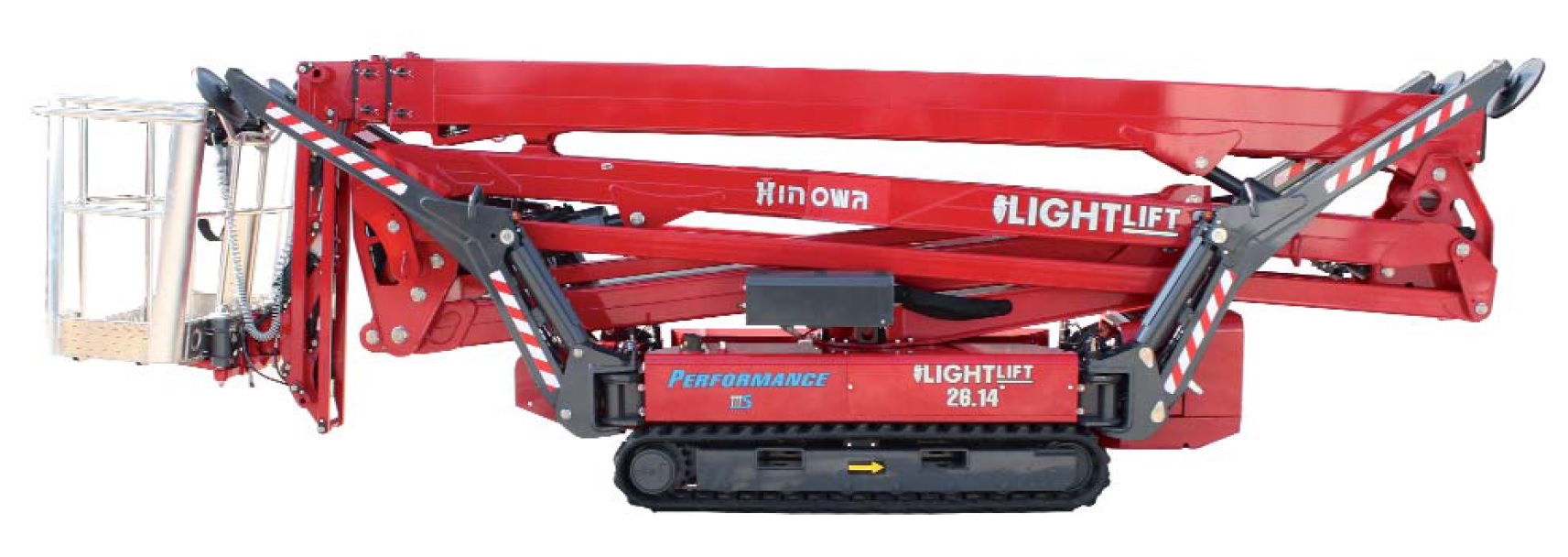 Spinhoogwerker Rups (Diesel/Elektrisch) 26 meter/14 meter werkbereik